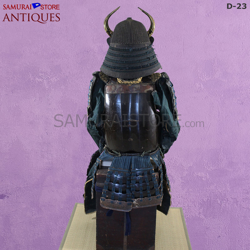 D23 Antique Edo period Samurai Armor w/ Great Maki-e dragon