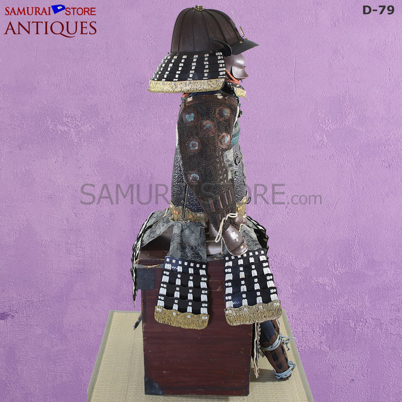 D79 Antique Samurai Armor Edo period w/ 2nd grade certificate