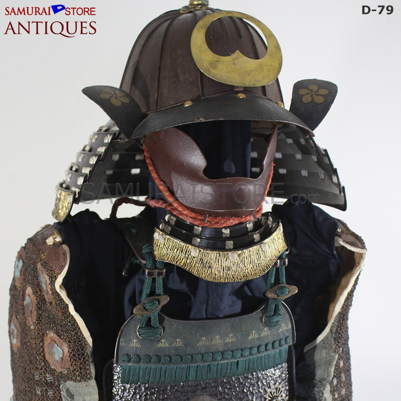 D79 Antique Samurai Armor Edo period w/ 2nd grade certificate