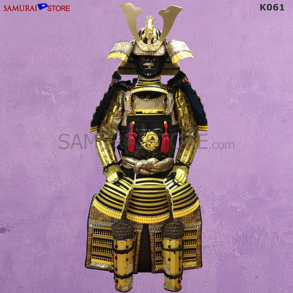 (Ready-To-Ship) K061 Dragon Crest Golden Samurai Armor