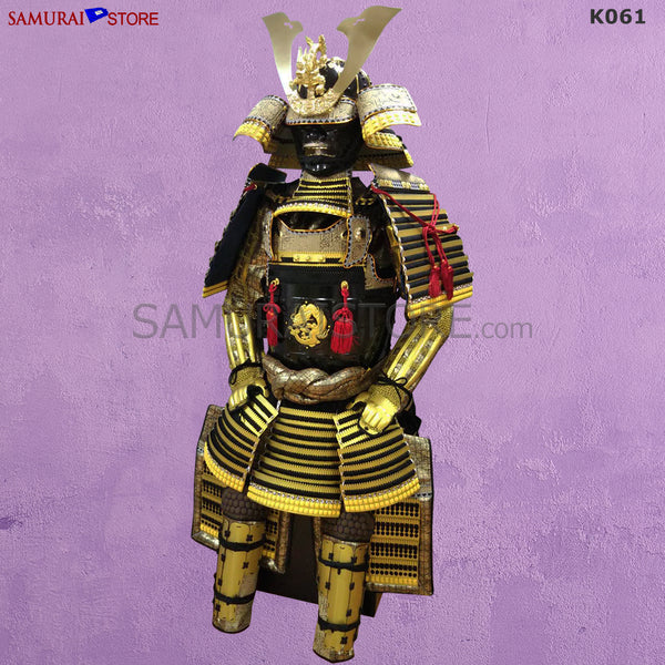 (Ready-To-Ship) K061 Dragon Crest Golden Samurai Armor