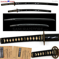 T11571 Pair of antique Katana & Wakizashi TADAHIRO w/ NBTHK special certificates