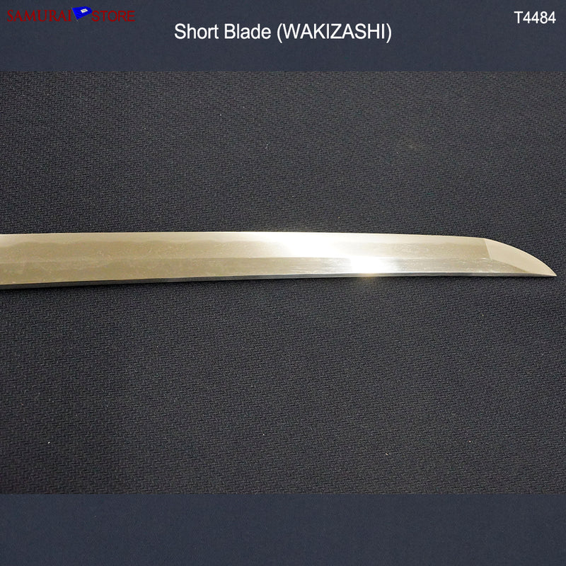 T4484 Pair of antique Katana & Wakizashi swords in Ornate Mountings w/ NBTHK certificates