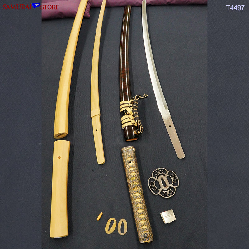 T4497 Katana Sword SUKEMITSU - Edo 1856 Antique NBTHK Tokubetsu certificated