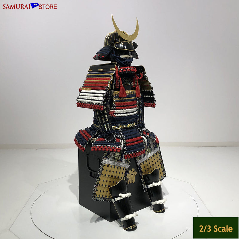 (Ready-To-Ship) Shimazu Yoshihiro Children Armor 2/3 Scale - SAMURAI STORE