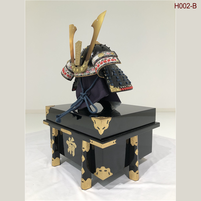 H002 Kuro Kuwagata Kabuto Helmet (B) - SAMURAI STORE