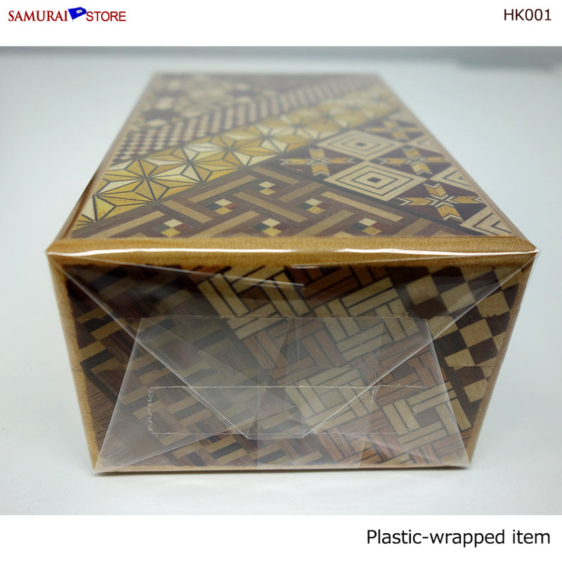 Yosegi Craft Puzzle Box 21 Steps L (HK001) - SAMURAI STORE