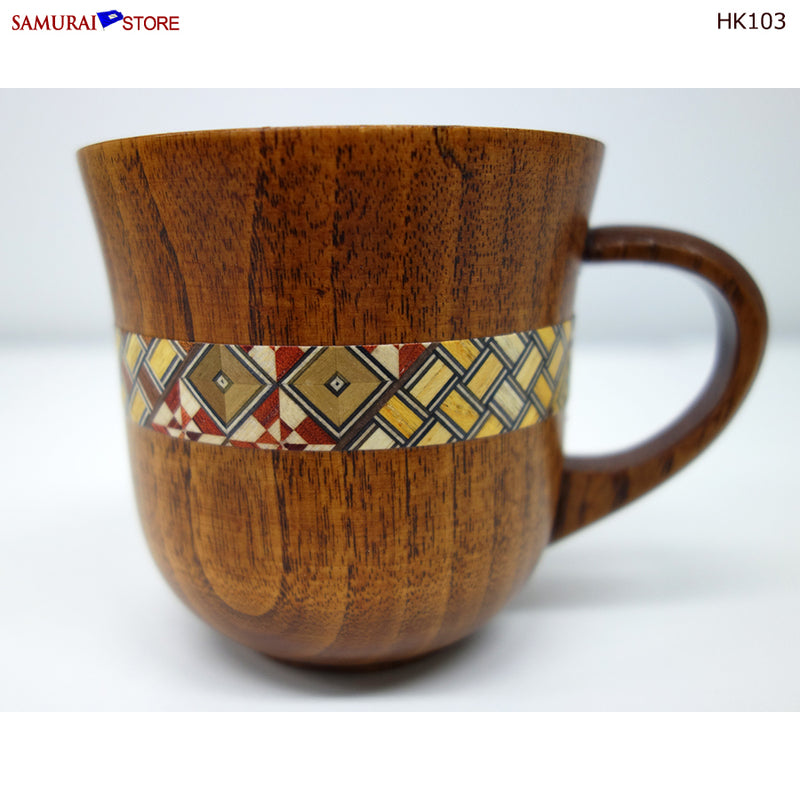 Yosegi Craft Mug Cup (HK103) - SAMURAI STORE