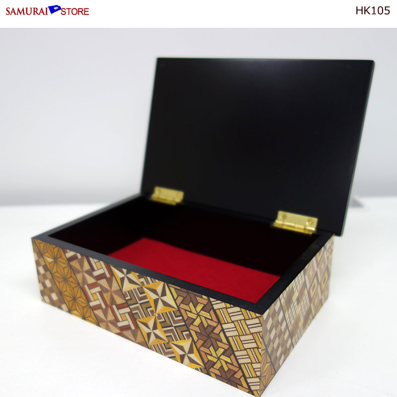 Yosegi Craft Accessory Box (HK105) - SAMURAI STORE