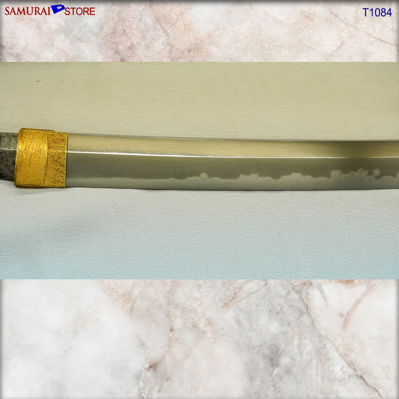 T1084 Wakizashi Sword TOSHIZANE in Ornate Mounting - SAMURAI STORE