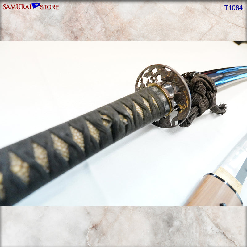 T1084 Wakizashi Sword TOSHIZANE in Ornate Mounting - SAMURAI STORE