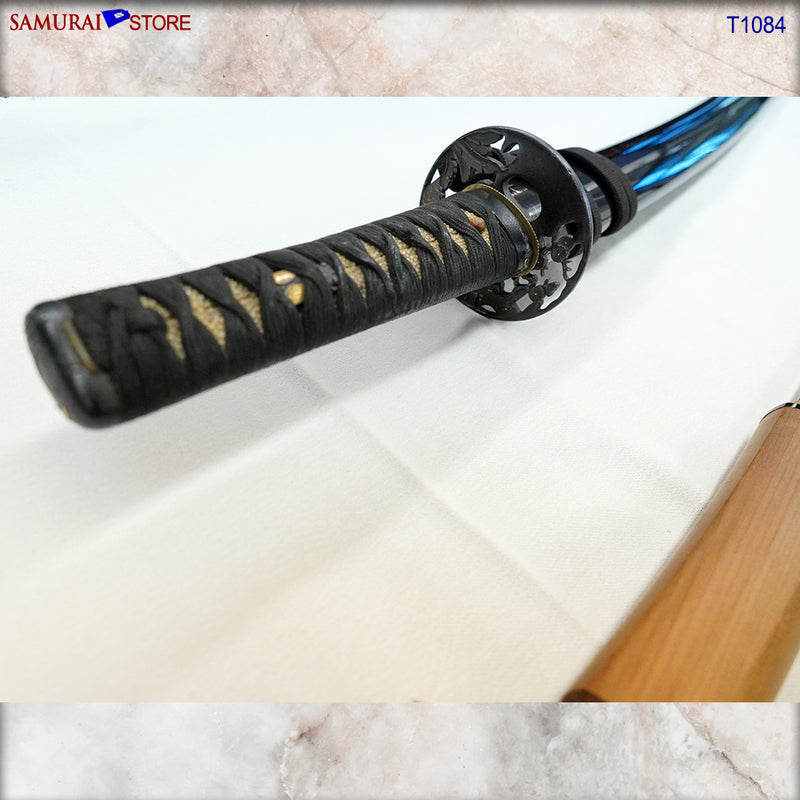 T1084 Wakizashi Sword TOSHIZANE in Ornate Mounting - SAMURAI STORE