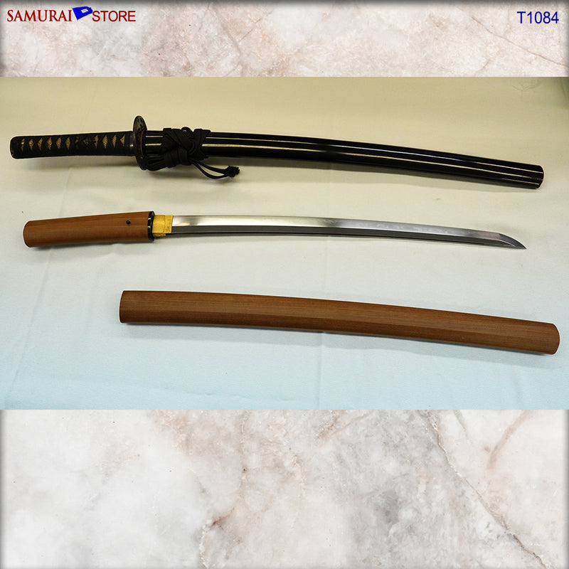 T1084 Wakizashi Sword TOSHIZANE in Ornate Mounting - SAMURAI STORE