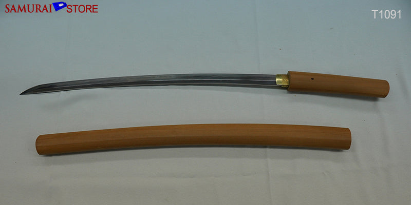 T1091 Wakizashi Sword TADAMITSU in Shikomi-Zue Cane - SAMURAI STORE