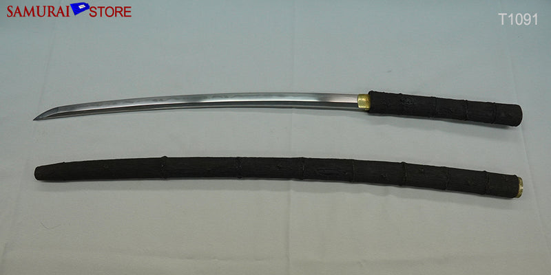 T1091 Wakizashi Sword TADAMITSU in Shikomi-Zue Cane - SAMURAI STORE