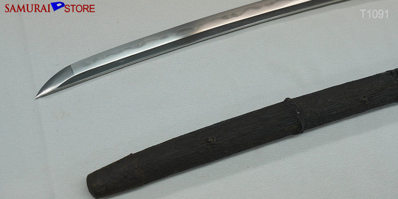 T1091 Wakizashi Sword TADAMITSU in Shikomi-Zue Cane - SAMURAI STORE