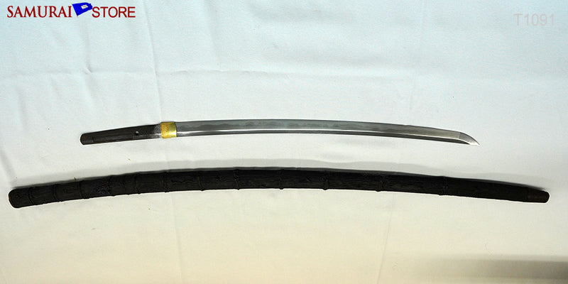 T1091 Wakizashi Sword TADAMITSU in Shikomi-Zue Cane - SAMURAI STORE